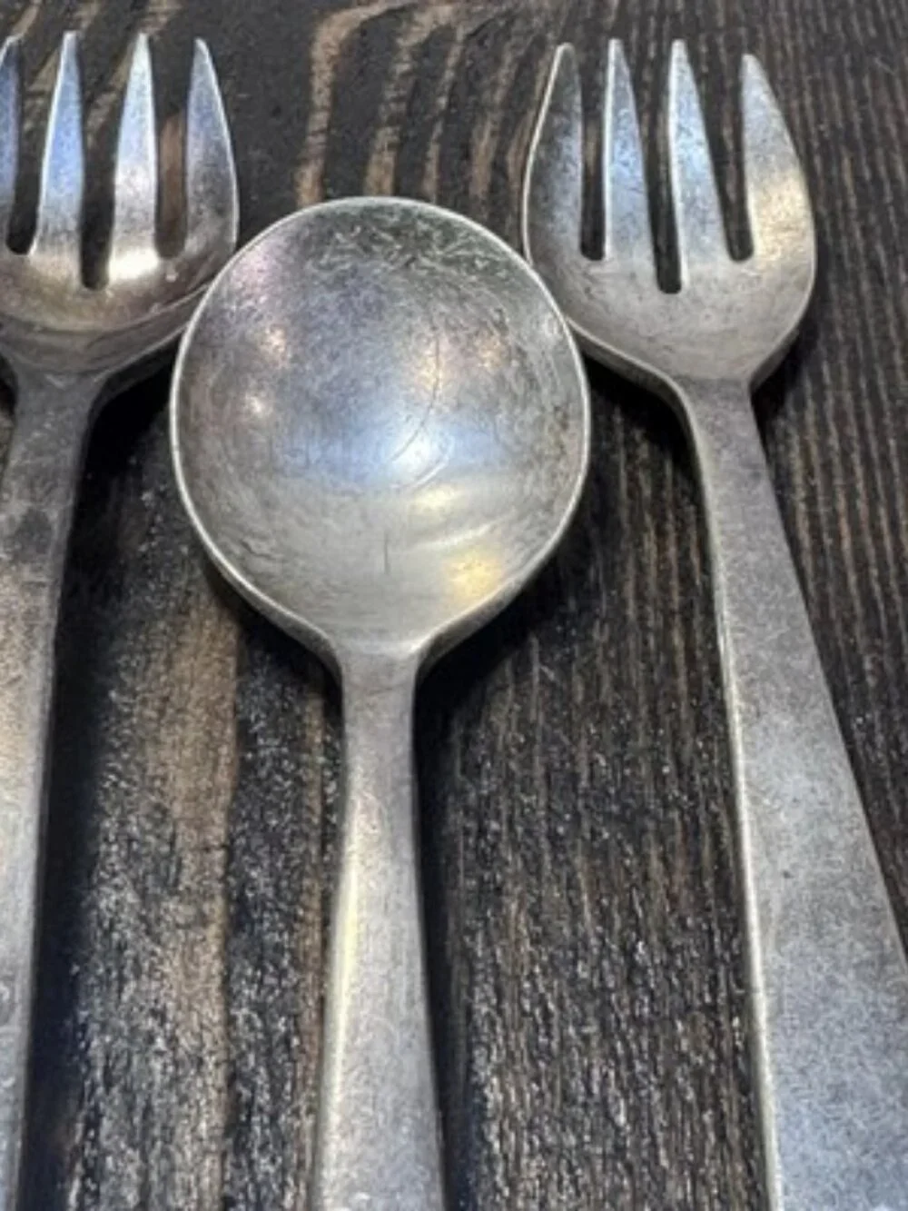 Vintage United Airlines Flatware Spoon Fork International Silver Co